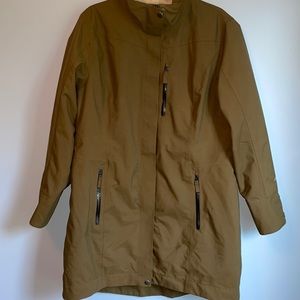 Eddie Bauer Eastside 3 in 1 Trench Coat Green Drab Minimalist Weatheredge Large